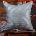 Scarlett Linens Grey Fancy Throw Pillow Covers | Embroidered Cushion Covers 16X16 Inches Set Of 2| Throws For Sofa And Couch | S