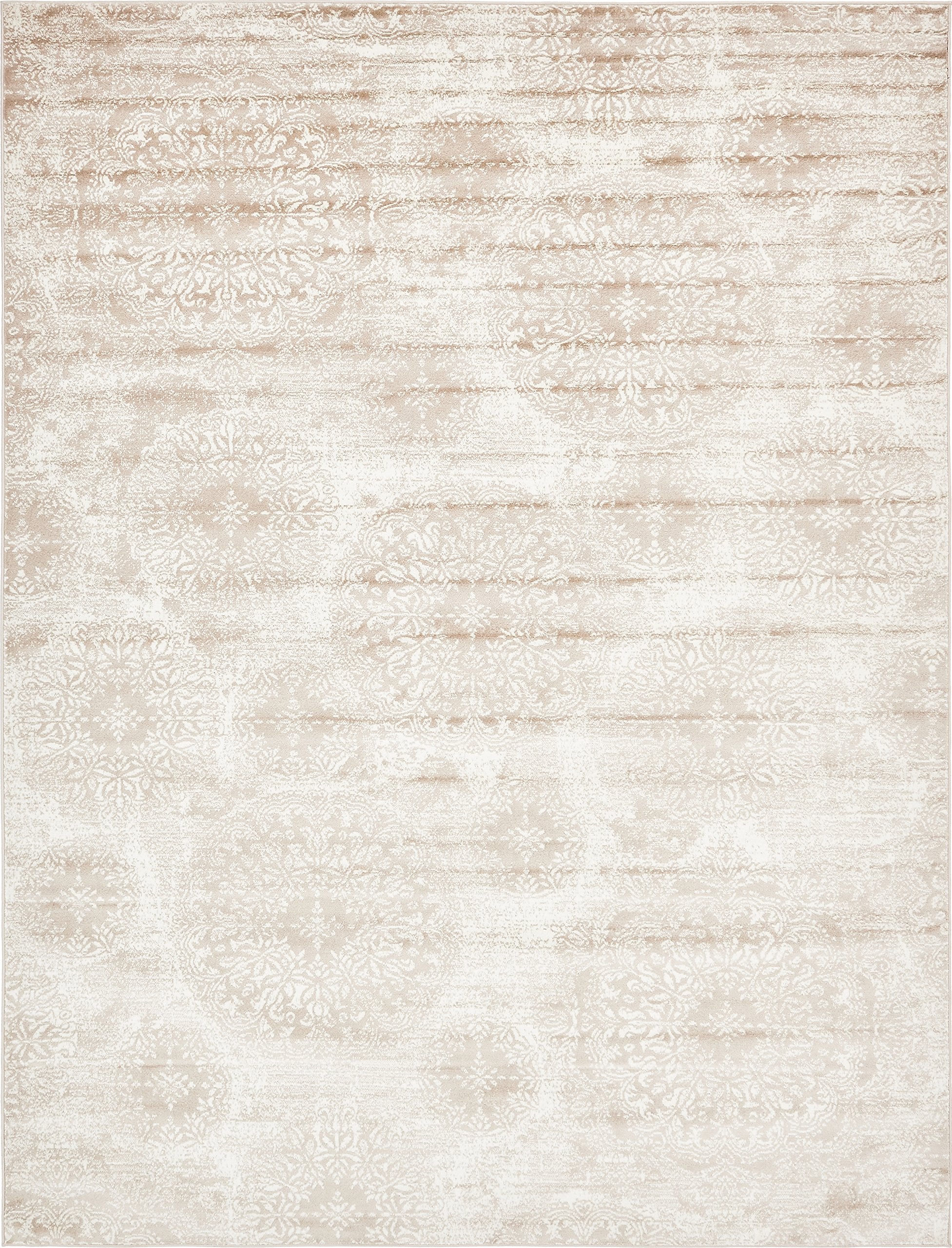 Unique Loom Sofia Collection Area Rug - Grand (9 x 12 Rectangle, Beige/ Ivory)