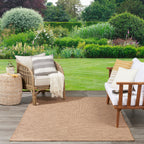 Nourison Positano Indoor/Outdoor Jute 9' X 12' Area Rug, Easy Cleaning, Non Shedding, Bed Room, Living Room, Dining Room, Backyard, Deck, Patio (9X12)