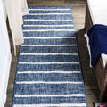 Jonathan Y Smb125C-210 Colonia Berber Stripe Indoor Outdoor Area Rug Bohemian Contemporary Easy Cleaning Bedroom Kitchen Backyar