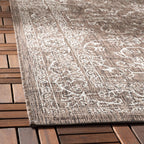 Safavieh Courtyard Collection 2'3' X 6'7' Aqua/Grey Cy8680 Indoor/ Outdoor Patio Backyard Mudroom Runner Rug