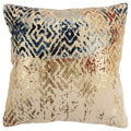 Rizzy Home Geometric 20" x 20" Poly Filled Pillow with Cotton Cover-Multi