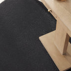 Nourison Essentials Indoor/Outdoor Black 5' X 7' Area Rug, Easy -Cleaning, Non Shedding, Bed Room, Living Room, Dining Room, Backyard, Deck, Patio (5X7)
