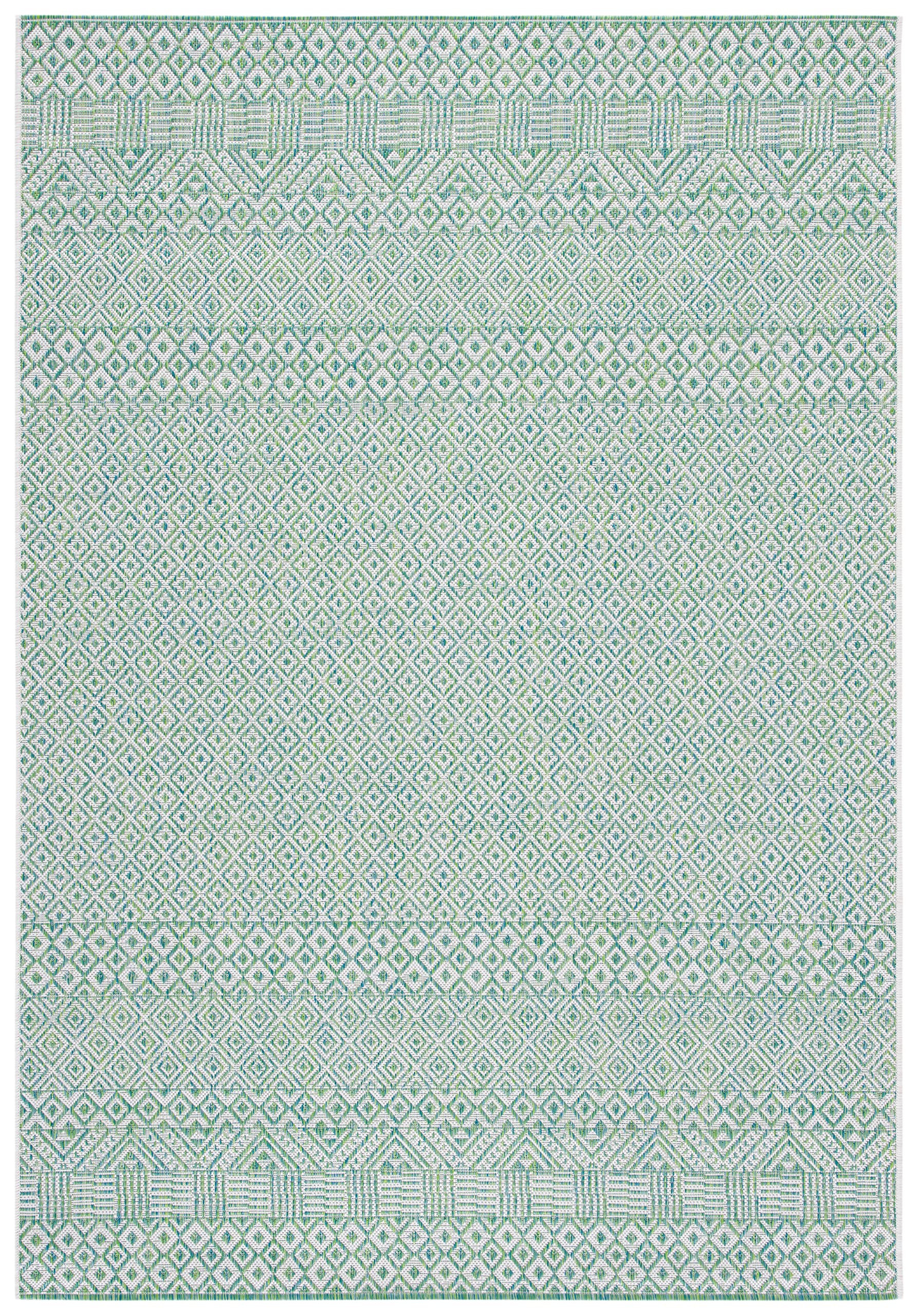 Safavieh Courtyard Collection 2' X 3'7' Ivory/Green Cy8235 Indoor/ Outside Waterproof Easy Cleansingpatio Backyard Mudroom Acce