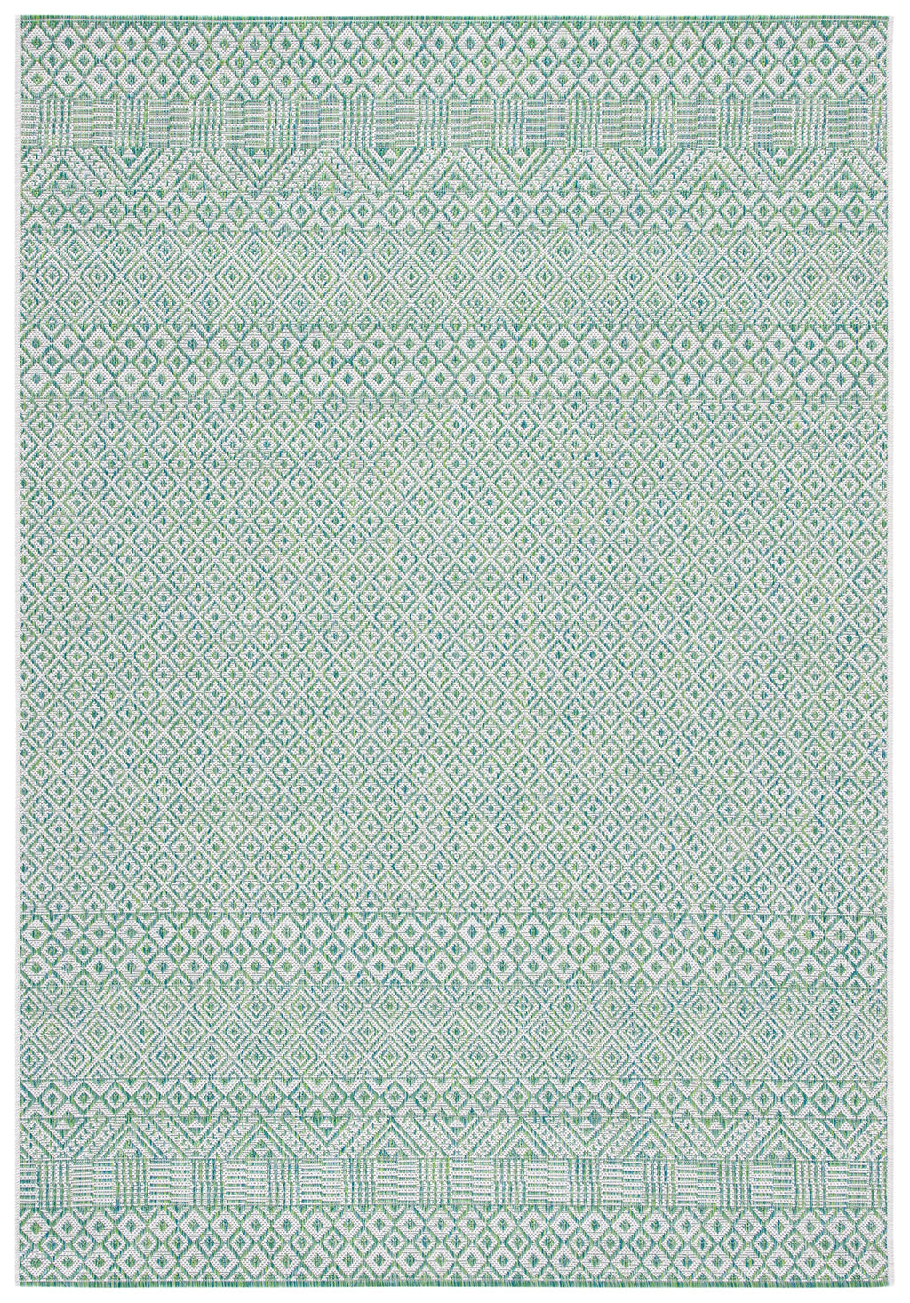 Safavieh Courtyard Collection 2' X 3'7' Ivory/Green Cy8235 Indoor/ Outside Waterproof Easy Cleansingpatio Backyard Mudroom Acce