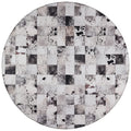 Addison Rugs Laredo Alr40 Granite 8' X 8' Indoor Outdoor Round Rug, Easy Clean, Machine Washable, Non Shedding, Bedroom, Entry, Living Room, Dining Room, Kitchen, Patio Rug