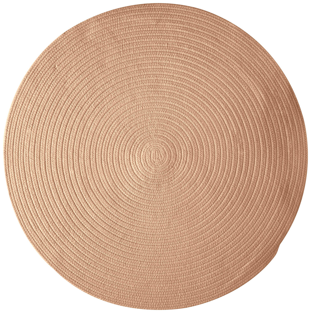 Colonial Mills Bristol Polypropylene Braided Round Rug, 12-Feet, Evergold