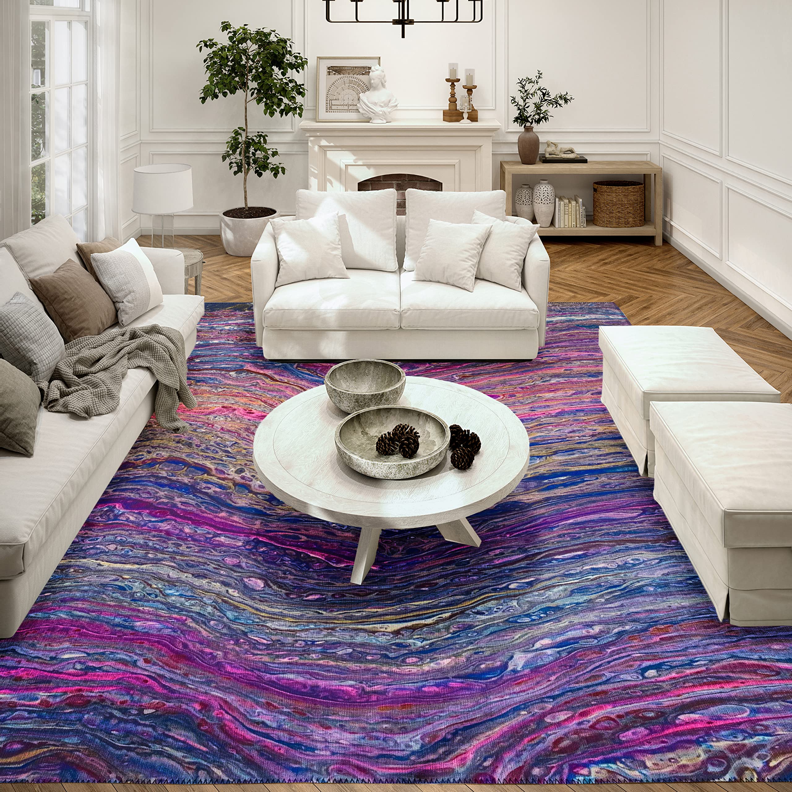 Addison Rugs Karina Akc33 Flirt 5' X 7'6" Indoor Outdoor Area Rug, Easy Clean, Machine Washable, Non Shedding, Bedroom, Entry, Living Room, Dining Room, Kitchen, Patio Rug