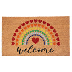 Calloway Mills Rainbow Heart Doormat