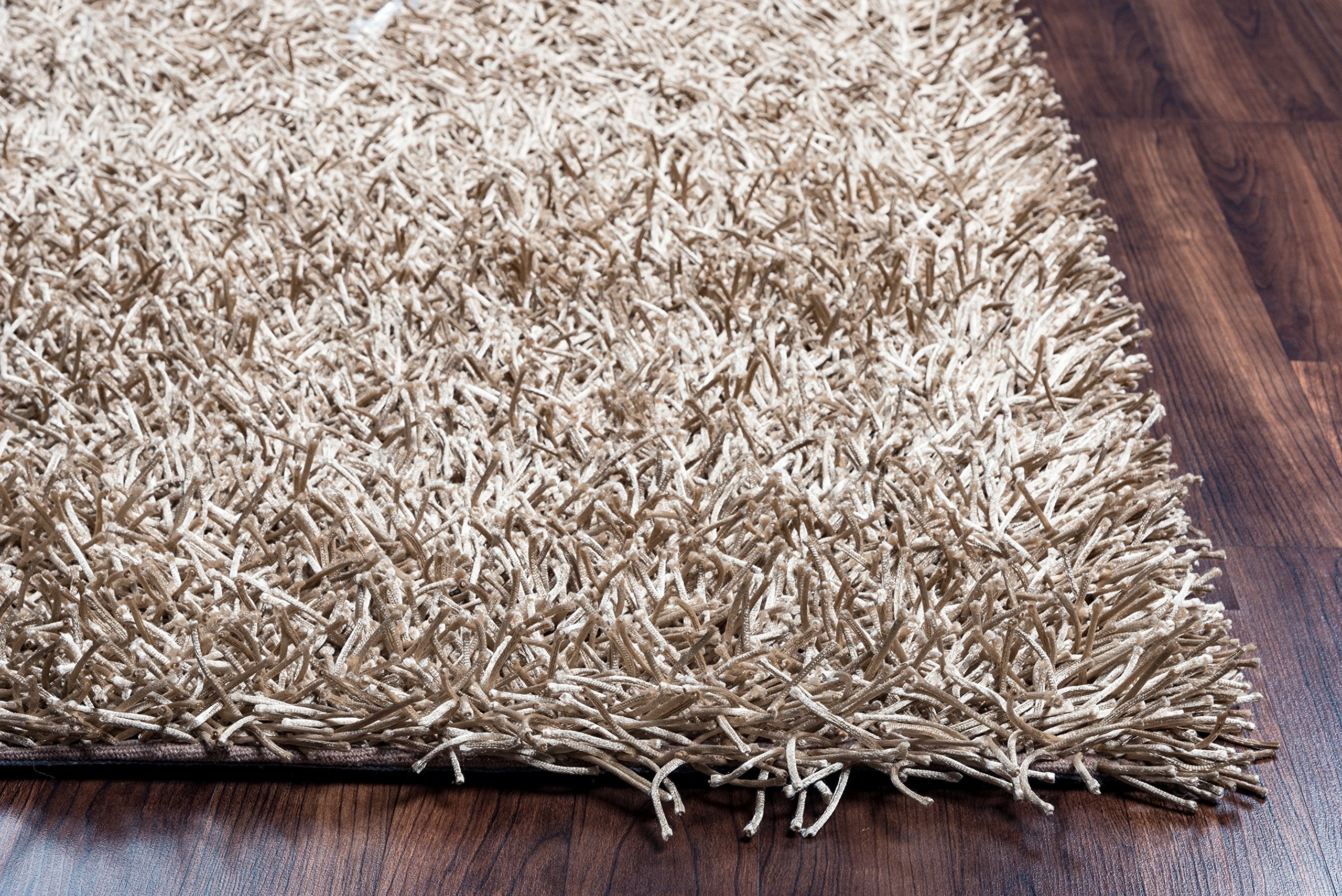 Rizzy Home | Km2315 | Kempton Collection | Polyester Area Rug | 5' X 7' | Khaki Solid