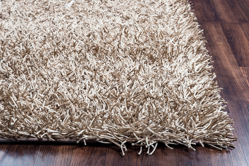 Rizzy Home | Km2315 | Kempton Collection | Polyester Area Rug | 6' X 9' | Khaki Solid