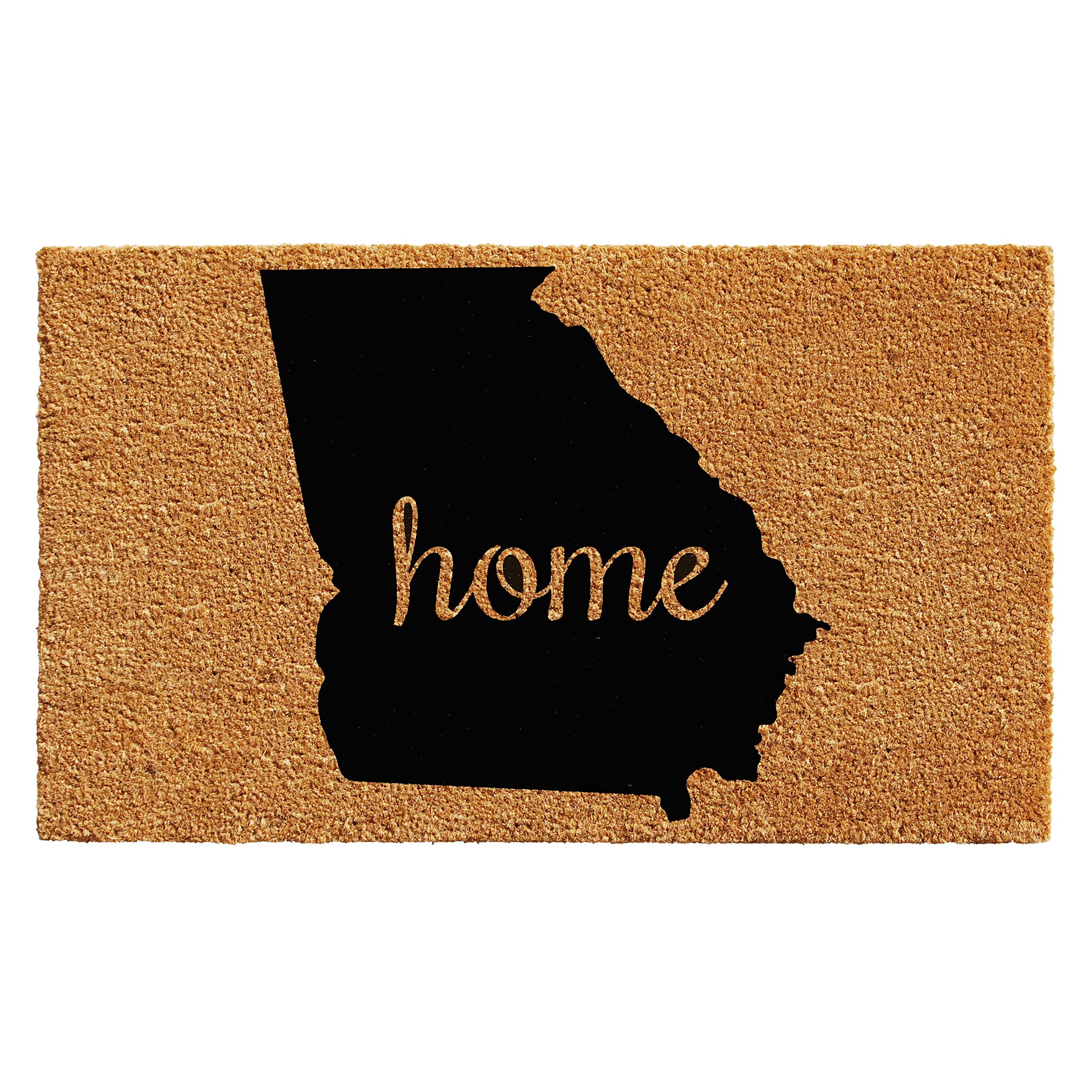 Calloway Mills 102431830 Georgia Doormat, 18' X 30', Natural/Black