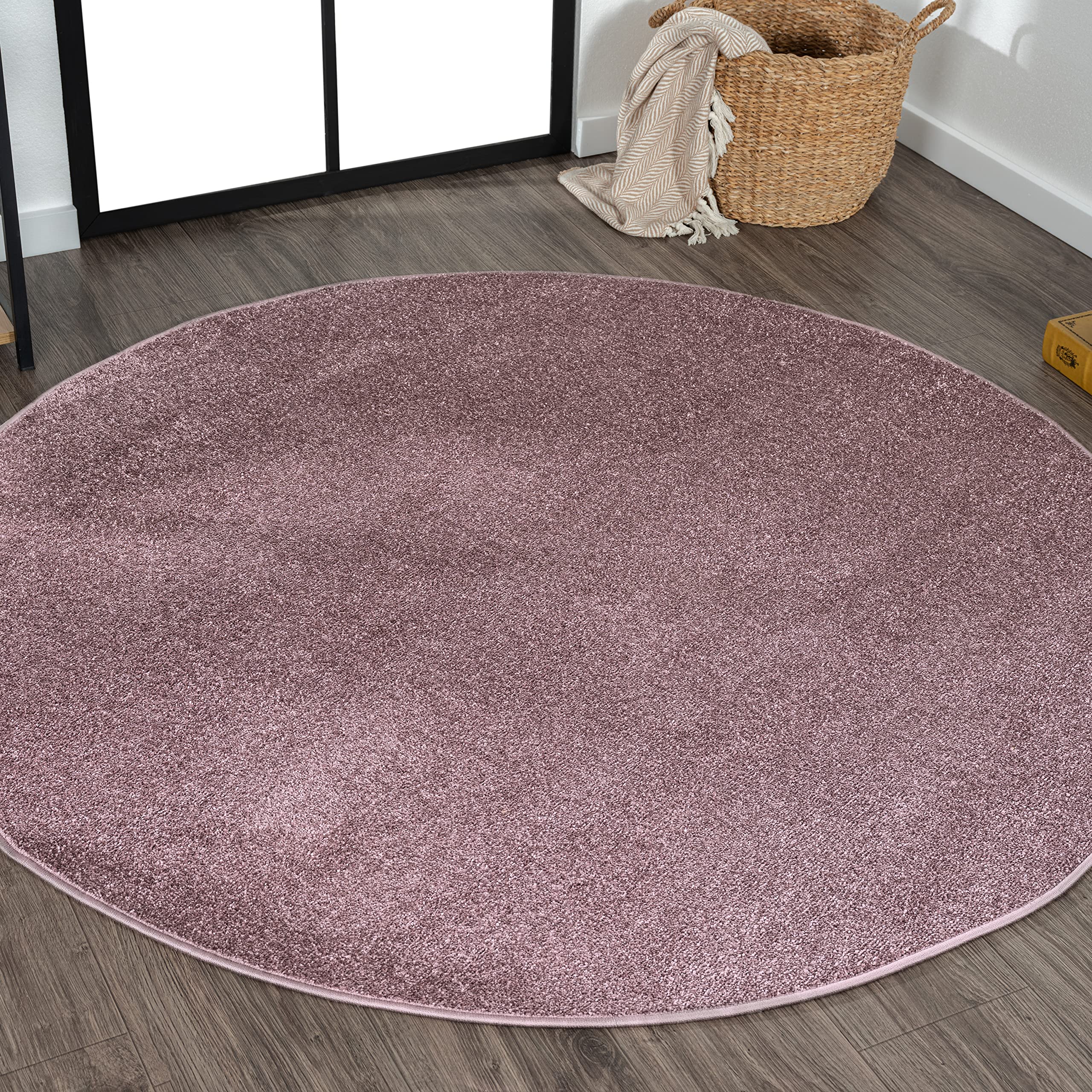 JONATHAN Y SEU100R-8R Haze Solid Low-Pile Indoor Area Rug, Coastal, Bohemian, Minimalist, Classic, Casual for Bedroom,Kitchen,Li