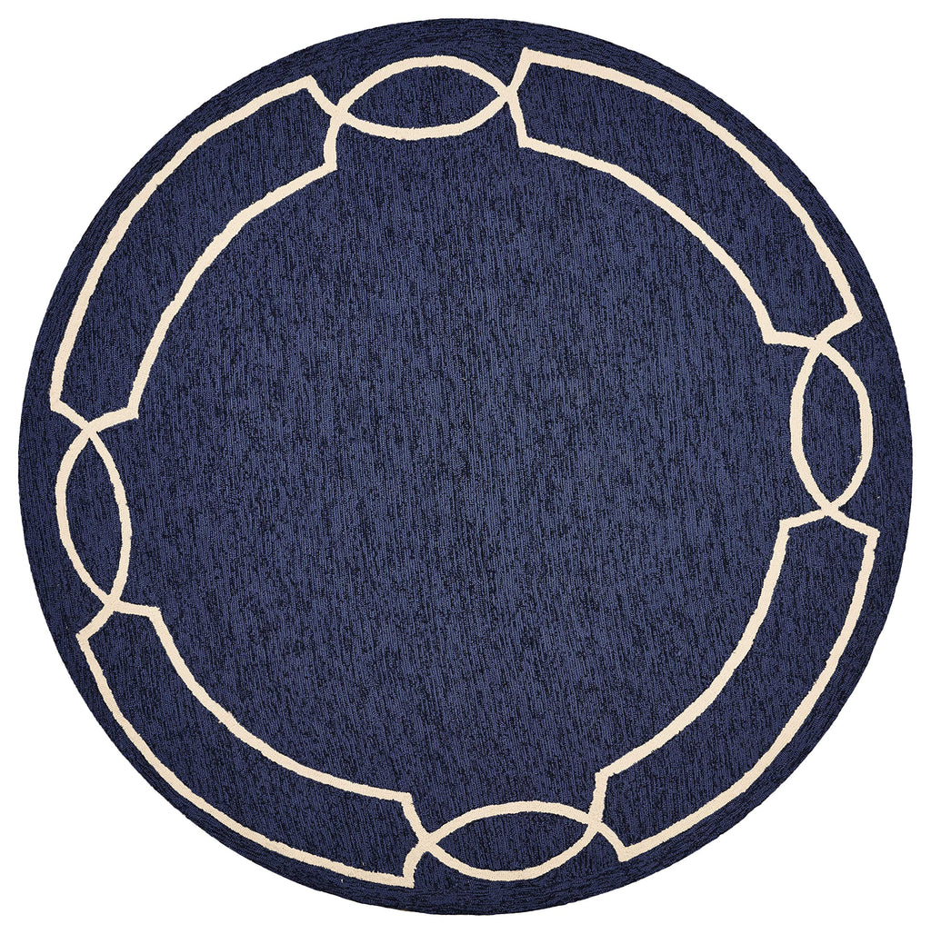 HomeRoots 78' X 114' X 0.'5' Ocean Polypropelene Rug