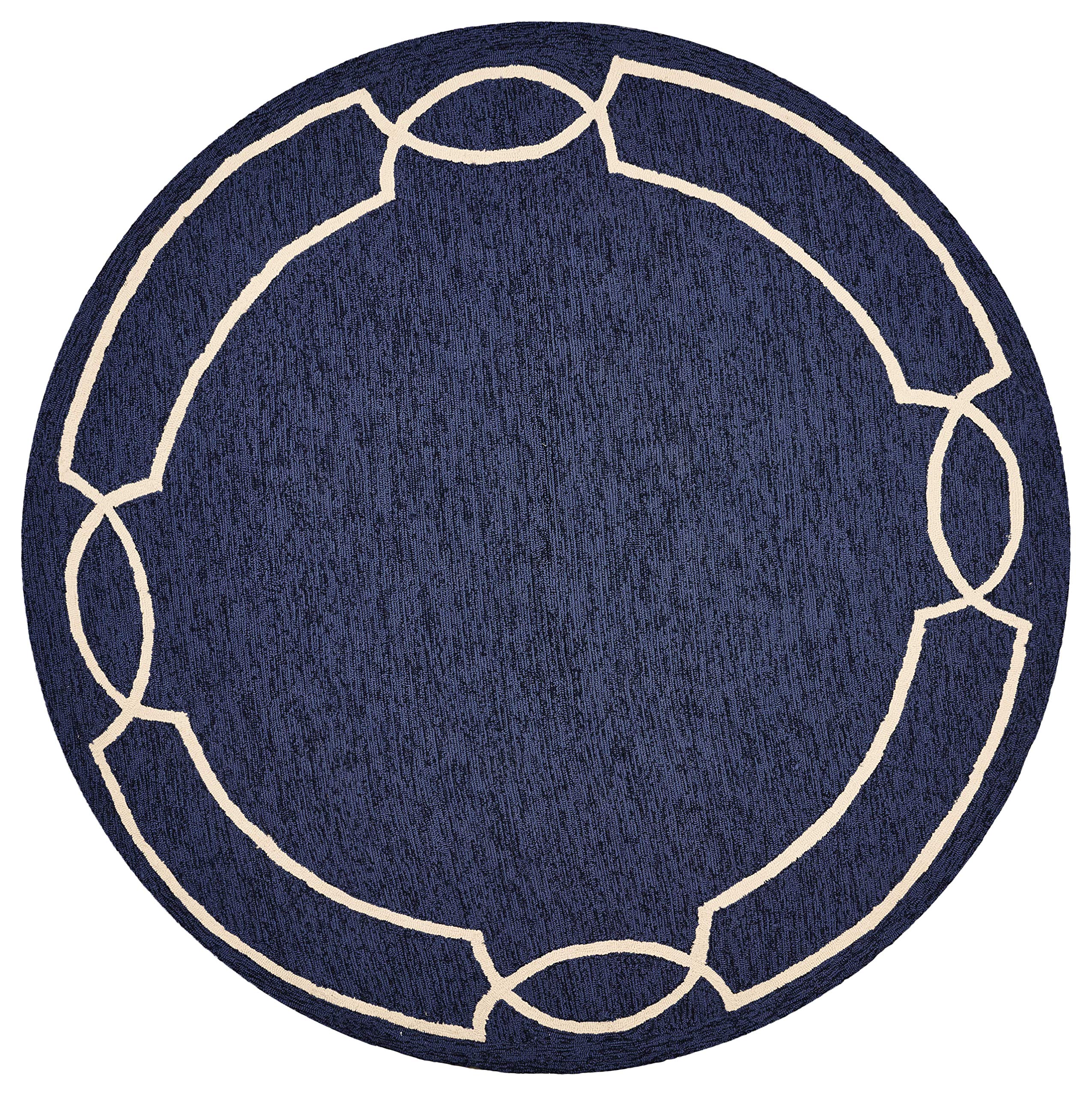 HomeRoots 78' X 114' X 0.'5' Ocean Polypropelene Rug