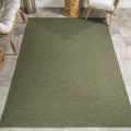 nuLOOM 8 x 10 Solid Hand Braided Indoor/Outdoor Area Rug, Pet-Friendly, High Traffic, Weather Resistant, for Patio, Balcony, B