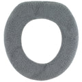 Warm-n-Comfy Soft Toilet Seat Cover - Plush & Thick Fabric Toilet Seat Warmer for Round & Elongated 14x18' Toilet Seats - Reusa