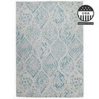 Fh Home Flat Woven Outdoor Rug - Waterproof, Easy To Clean, Stain Resistant - Premium Polypropylene Yarn - Distressed Farmhouse