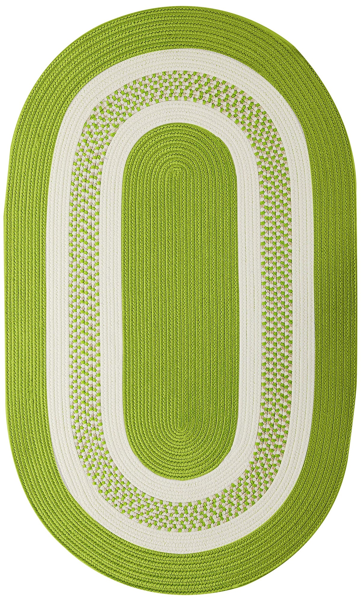 Crescent Area Rug, 2X3, Bright Green