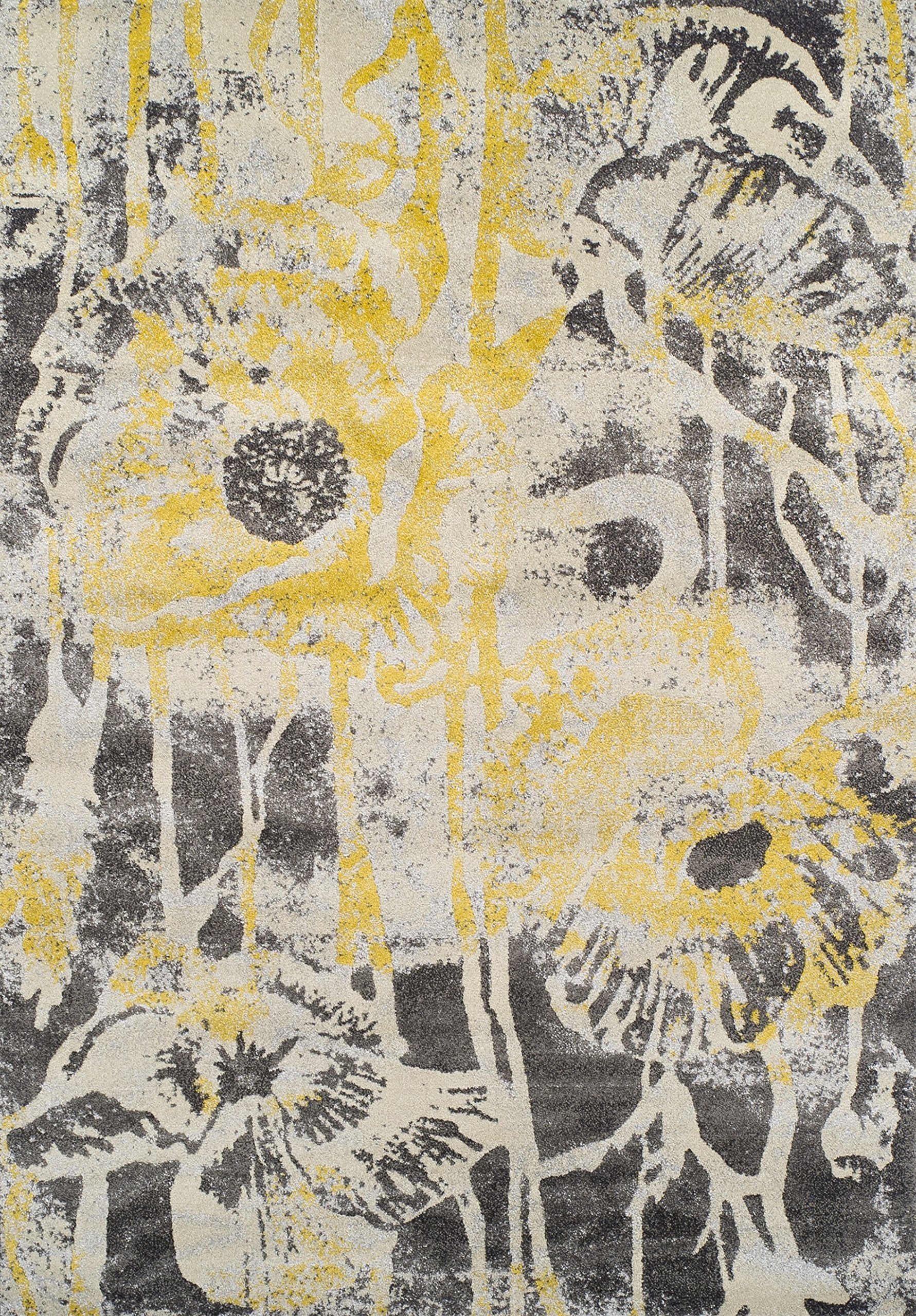 Dalyn Rugs Modern Greys Rug, 5'3&quot; X 7'7&quot;, Lemon