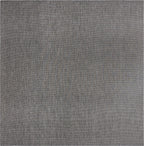 Unique Loom Collection Casual Transitional Solid Heathered Indoor/Outdoor Flatweave Area Rug (13' Square, Black/Ivory)