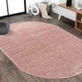 JONATHAN Y SEU100P-6OV Haze Solid Low-Pile Indoor Area Rug, Coastal, Bohemian, Minimalist, Classic, Casual for Bedroom,Kitchen,L