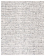 Safavieh Abstract Collection Area Rug - 10' X 14', Grey & Ivory, Handmade Wool, Ideal For High Traffic Areas In Living Room, Bed
