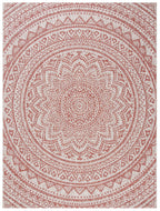 Safavieh Courtyard Collection 8' X 10' Light Beige/Terracotta Cy8734 Indoor/ Outdoor Waterproof Easy Cleaning Patio Backyard Mudroom Area Rug