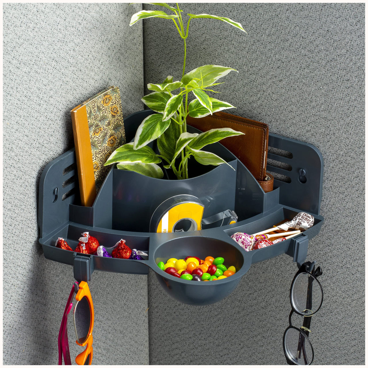 Officemate Verticalmate Corner Organizer, Gray (29320) 8.5 Inches X 11 Inches