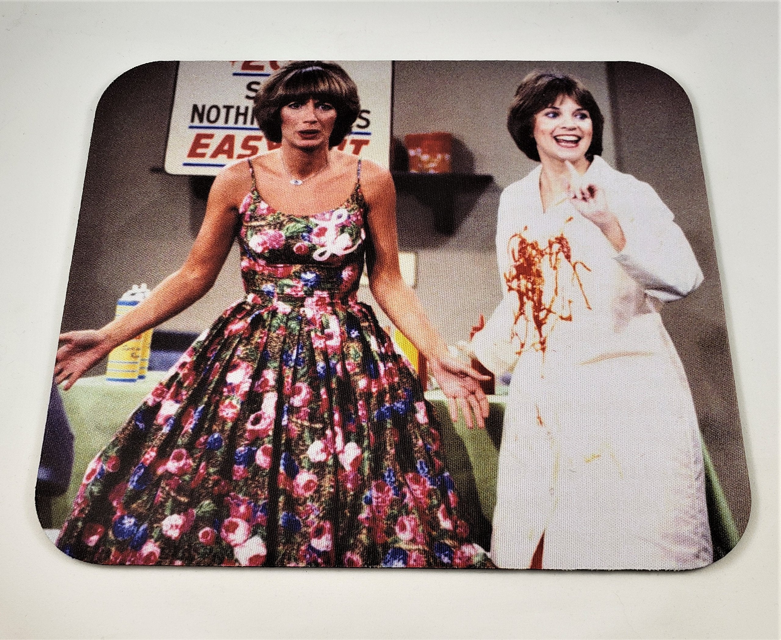 Laverne & Shirley Computer Mouse Pad
