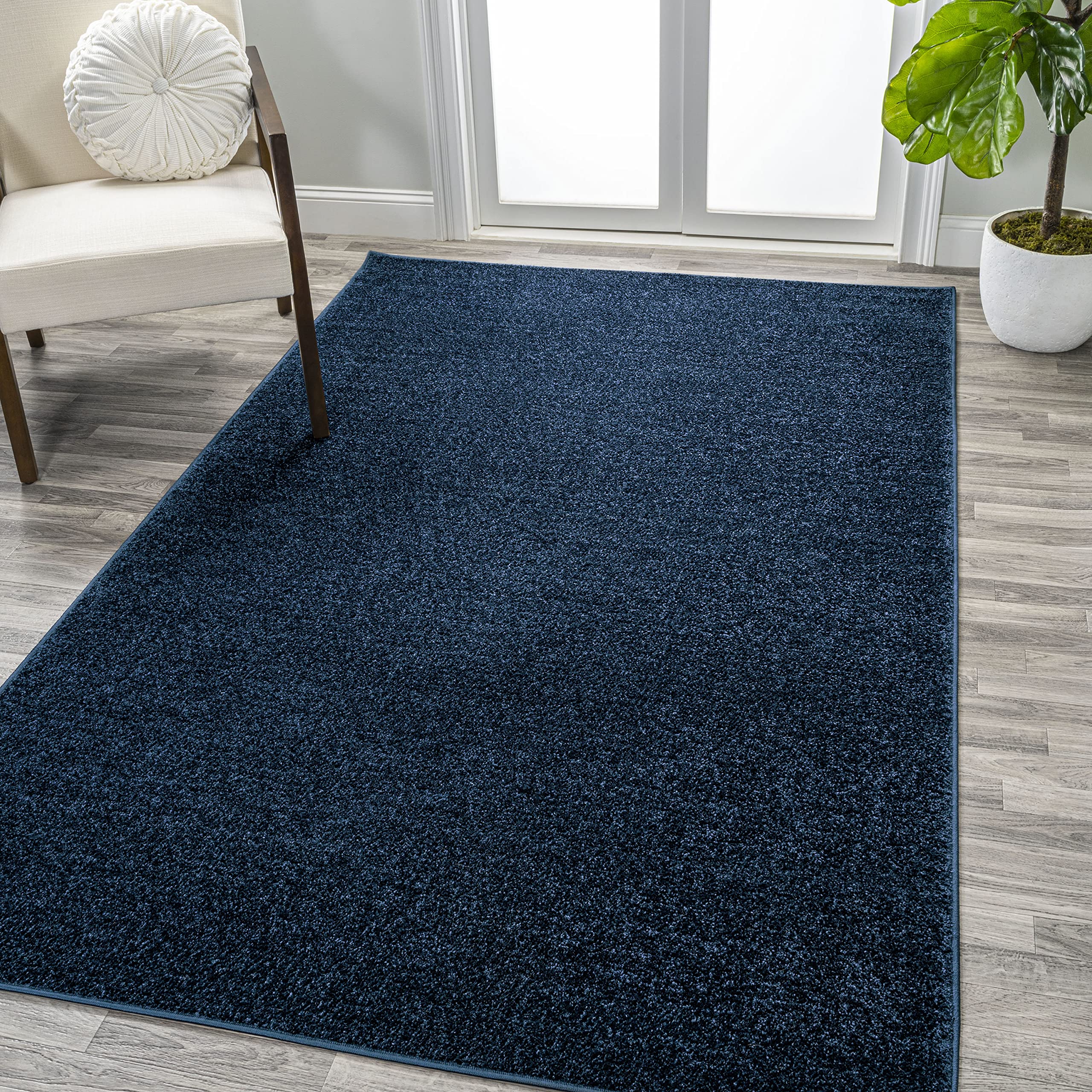 JONATHAN Y SEU100C-4 Haze Solid Low-Pile Indoor Area-Rug Casual Contemporary Solid Traditional Easy-Cleaning Bedroom Kitchen Liv