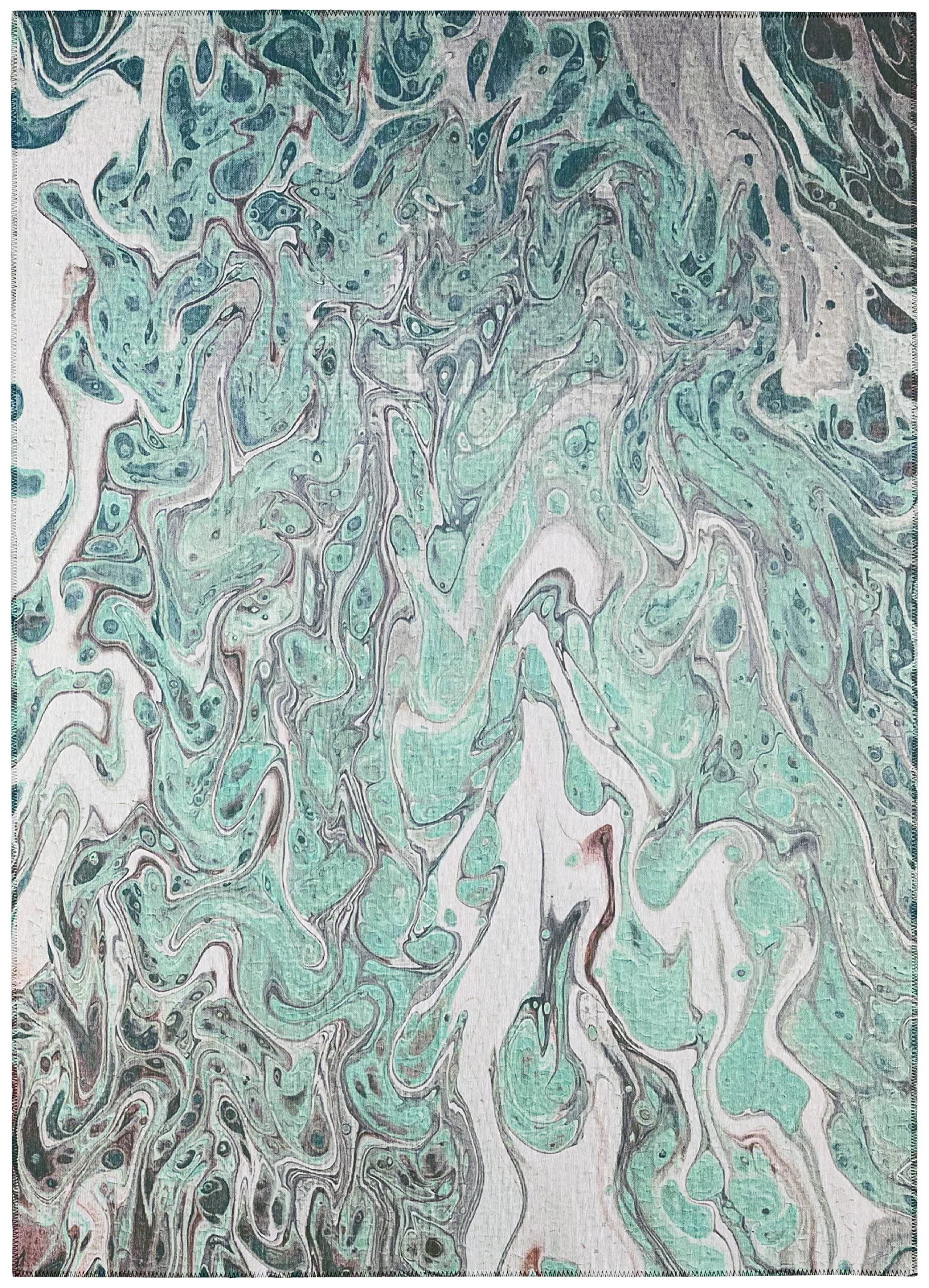 Addison Rugs Karina Akc39 Mint 9' X 12' Indoor Outdoor Area Rug, Easy Clean, Machine Washable, Non Shedding, Bedroom, Entry, Living Room, Dining Room, Kitchen, Patio Rug