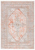 SAFAVIEH Shivan Collection 53 x 76 Rose / Grey SHV725Q Medallion Distressed Non-Shedding Living Room Bedroom Dining Home Offic