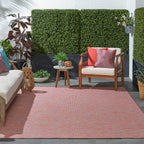 Nourison Positano Indoor/Outdoor Rainbow 7' X 10' Area Rug, Easy Cleaning, Non Shedding, Bed Room, Living Room, Dining Room, Bac