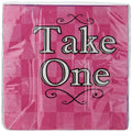 Beistle 58180, 48 Piece Alice In Wonderland Luncheon Napkins,Pink/Purple/White/Black