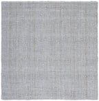 Safavieh Natural Fiber Collection Area Rug - 7' Square, Light Grey, Handmade Farmhouse Jute, Ideal For High Traffic Areas In Liv