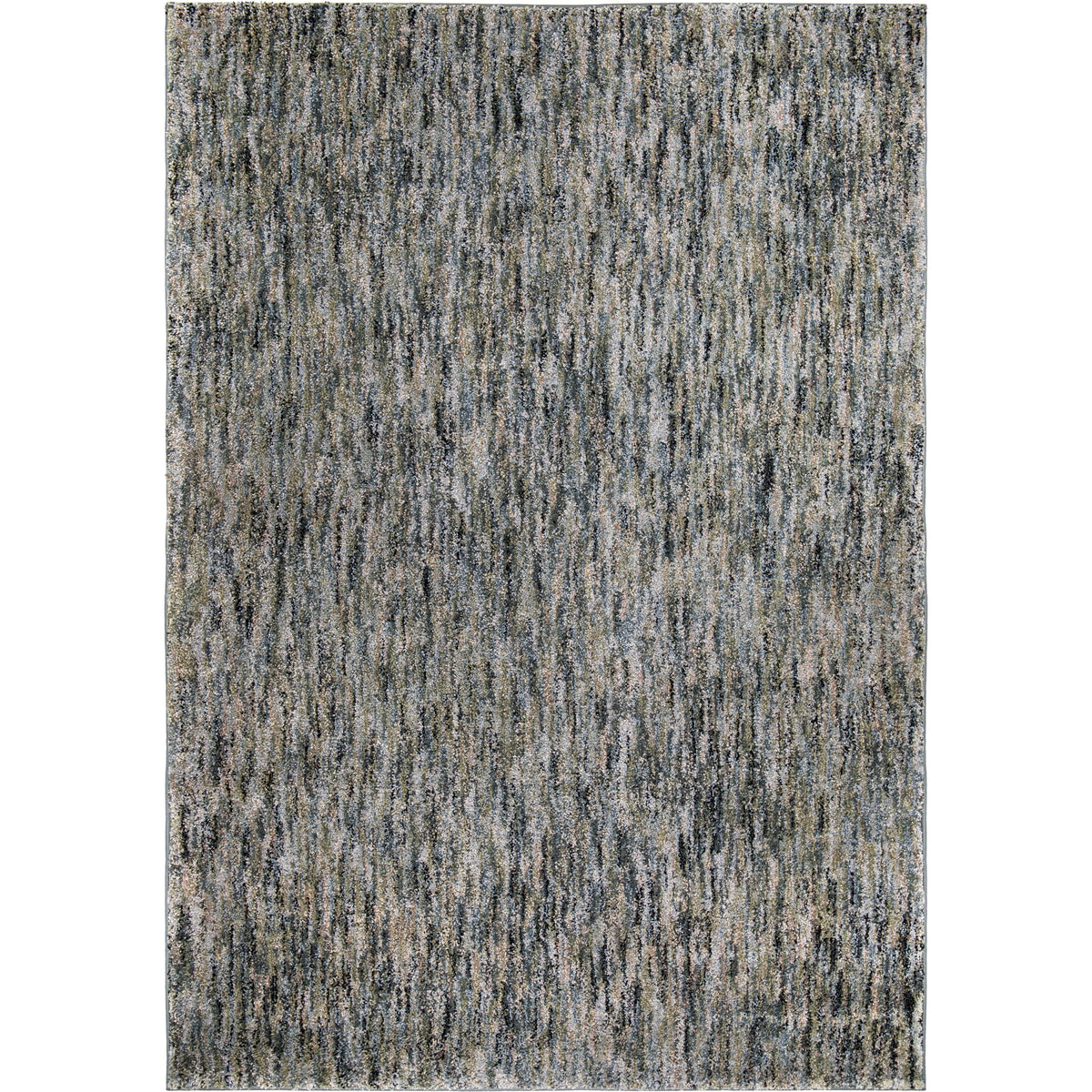 Orian Rugs Next Generation Multi Solid - Blue Area Rug In 9' X 13'