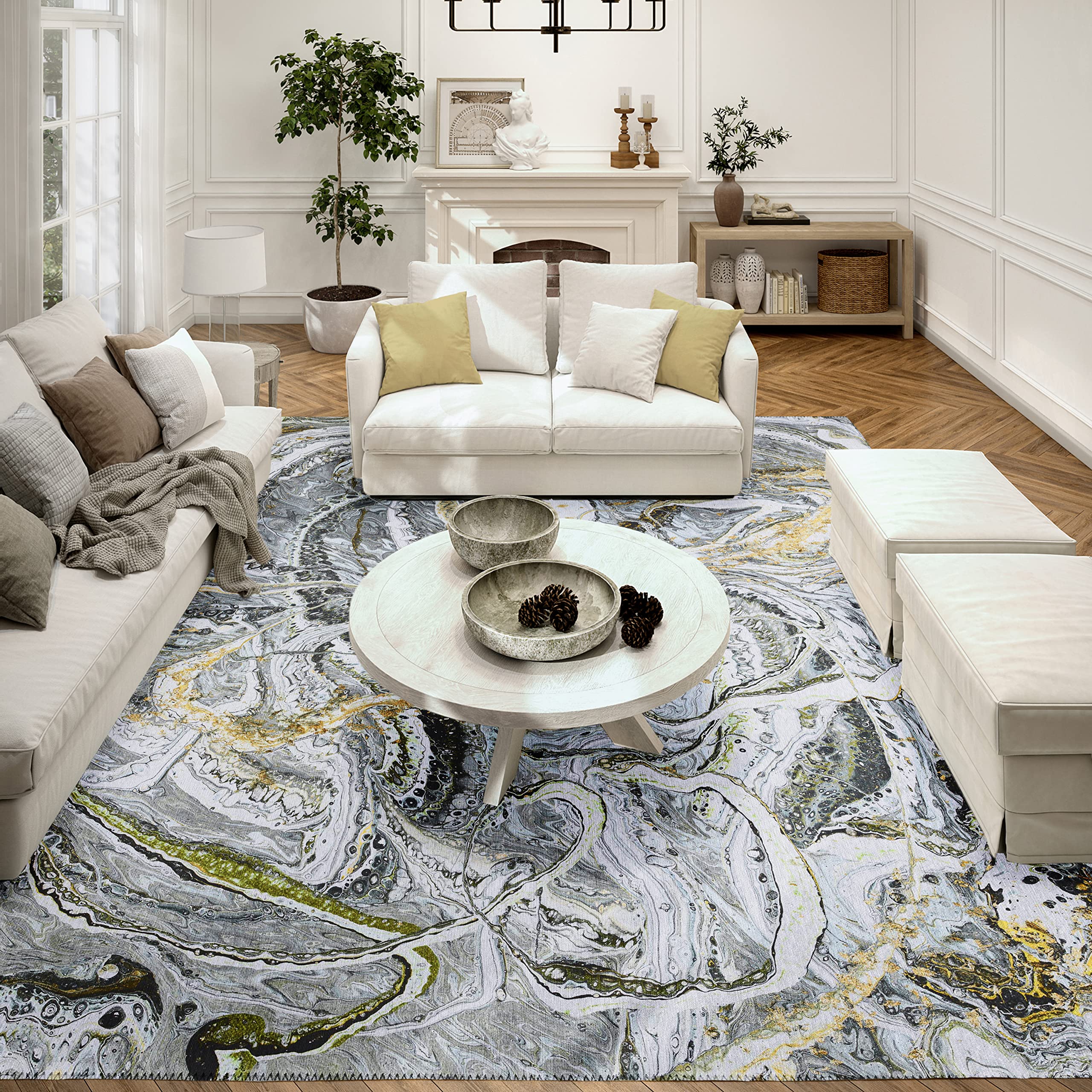 Addison Rugs Karina Akc42 Cyclone 5' X 7'6" Indoor Outdoor Area Rug, Easy Clean, Machine Washable, Non Shedding, Bedroom, Entry, Living Room, Dining Room, Kitchen, Patio Rug