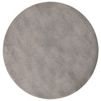 Simplihome Morris Metal Accent Table, 16.5-Inch, Antique Silver, Cast Aluminum, Round Drum Shape, Handcrafted, No Assembly Required, For Living Room
