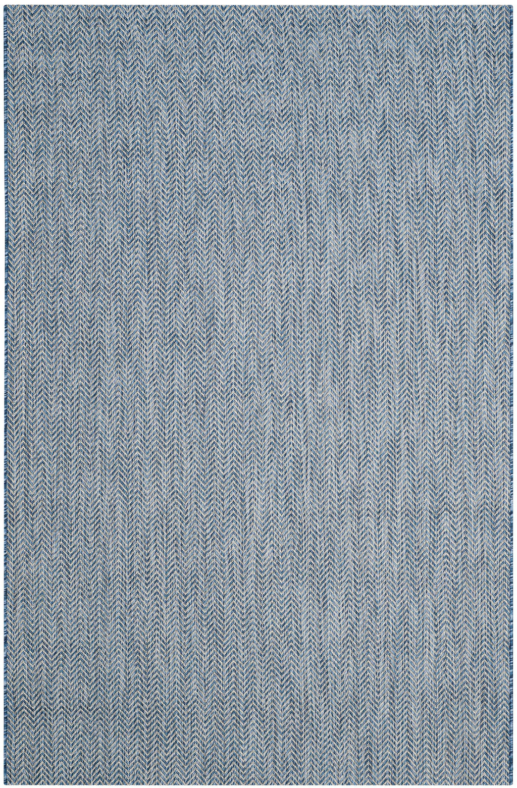 Safavieh Courtyard Collection 4' X 5'7'' Navy/Grey Cy8022 Indoor/ Outdoor Waterproof Easy-Cleaning Patio Backyard Mudroom Accent