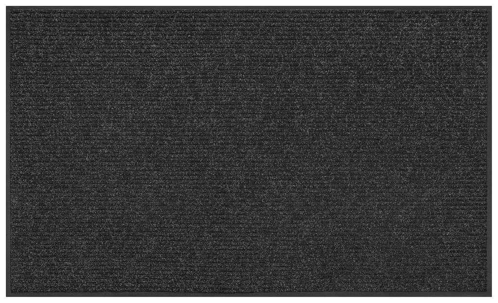 Apache Mills Enviroback Apache Rib Doormat, 18' X 27', Onyx