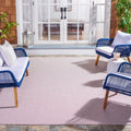 SAFAVIEH Courtyard Collection 8 x 10 Ivory/Pink CY8521 Indoor/ Outside Waterproof Easy cleansingPatio Backyard Mudroom Area Ma