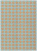 Dalyn Rugs Marlo Mo1 Orange 8' X 10' Indoor Outdoor Area Rug, Easy Clean, Machine Washable, Non Shedding, Bedroom, Living Room, Dining Room, Kitchen, Patio Rug