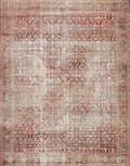 Loloi LAYLA Collection, LAY-11, Cinnamon / Sage, 9-0 x 12-0, .13 Thick, Area Rug, Soft, Durable, Vintage Inspired, Distressed,