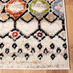 Safavieh Amsterdam Collection Runner Rug - 2'3'' X 10', Ivory & Multi, Moroccan Boho Design, Non-Shedding & Easy Care, Ideal For