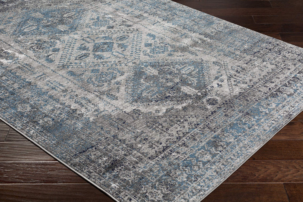 Livabliss Desta Vintage Oriental Area Rug,7'10'' X 10'2'',Blue/Grey
