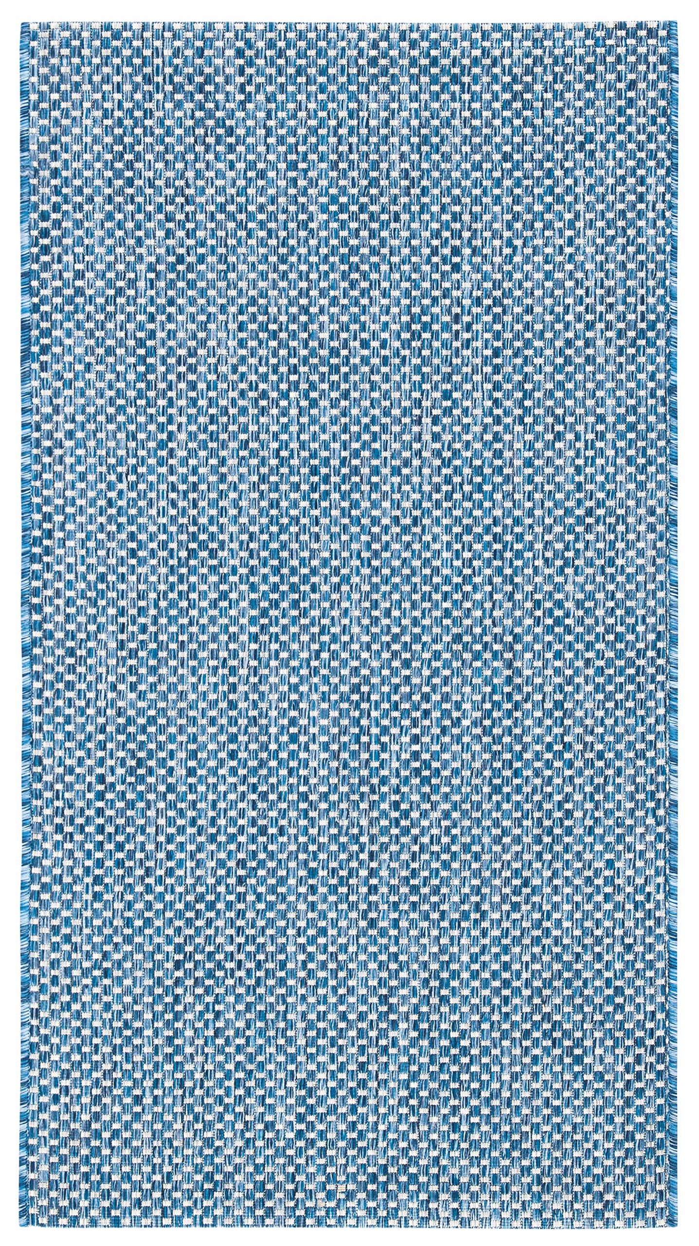 Safavieh Courtyard Collection Accent Rug - 2'3' X 5', Navy & Grey, Non-Shedding & Easy Care, Indoor/Outdoor & Washable-Ideal For Patio, Backyard, Mudroom (Cy8521-36821)