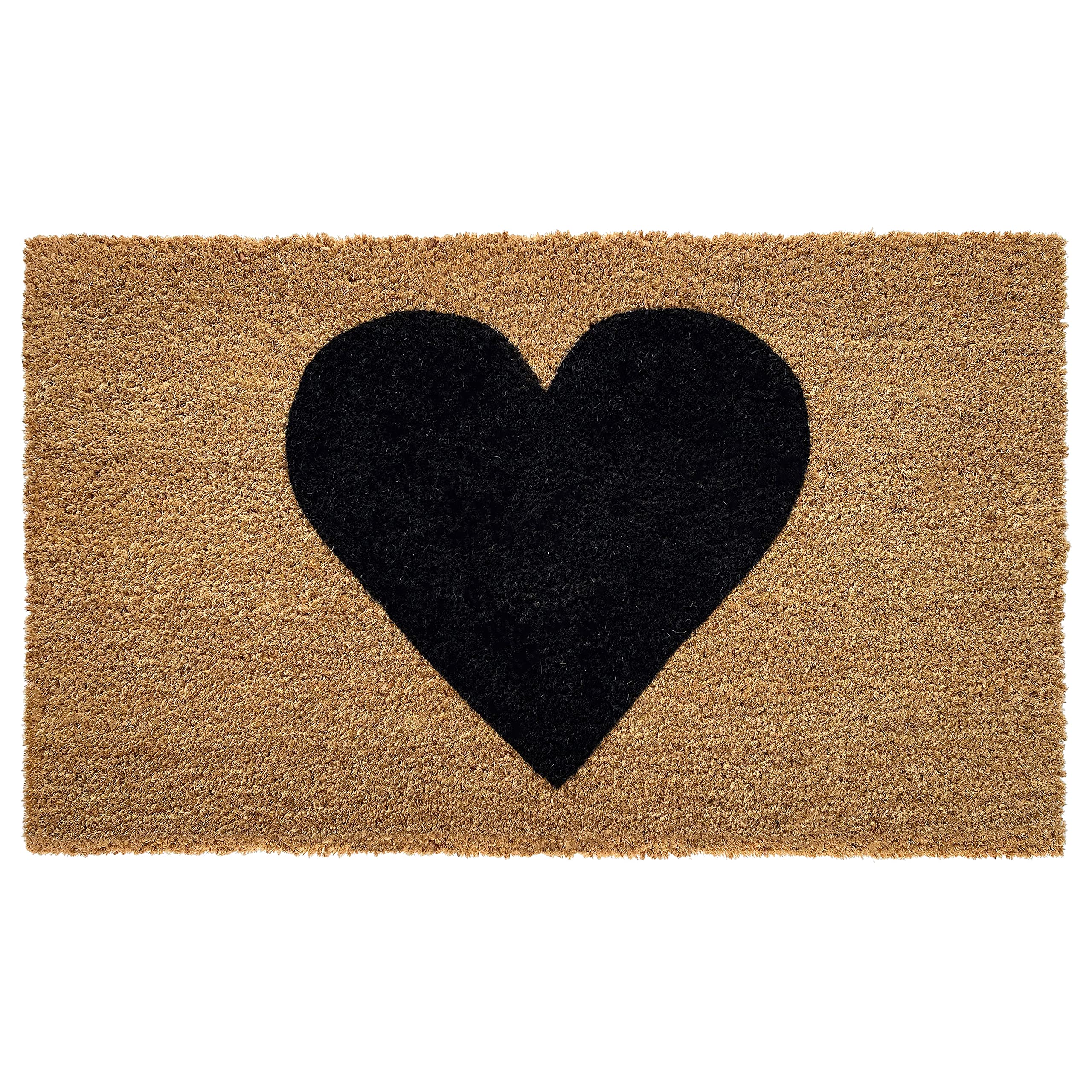 Calloway Mills Madison Heart Doormat (Black, 17' X 29')
