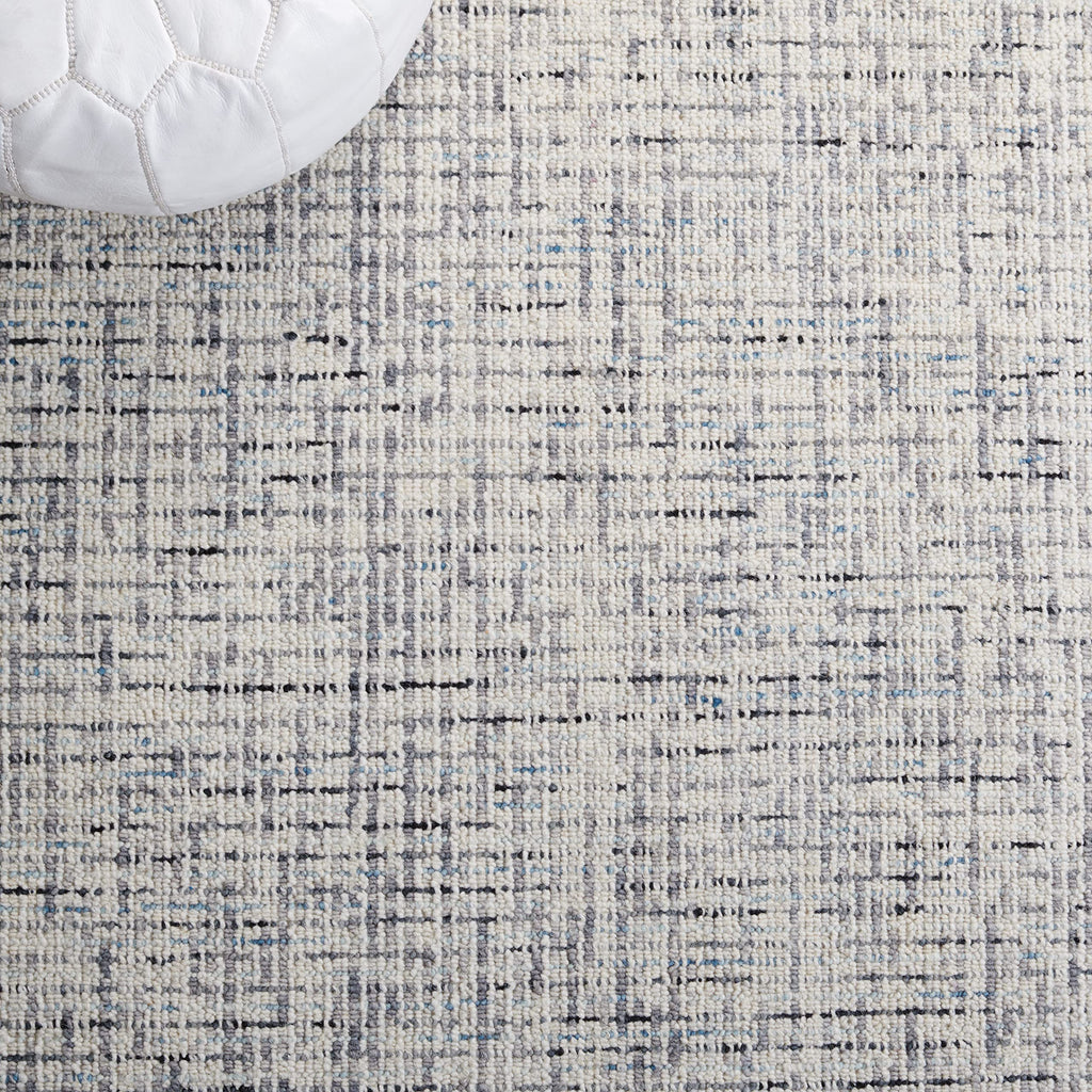 Safavieh Abstract Collection Accent Rug - 2'3'' X 4', Grey & Ivory, Handmade Wool, Ideal For High Traffic Areas In Entryway, Liv