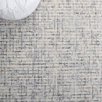 Safavieh Abstract Collection Accent Rug - 2'3'' X 4', Grey & Ivory, Handmade Wool, Ideal For High Traffic Areas In Entryway, Liv